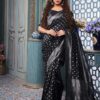 Latest Fashion Silk Black Saree