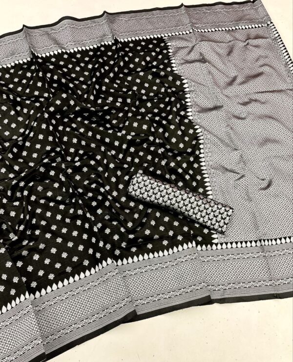 Latest Fashion Silk Black Saree