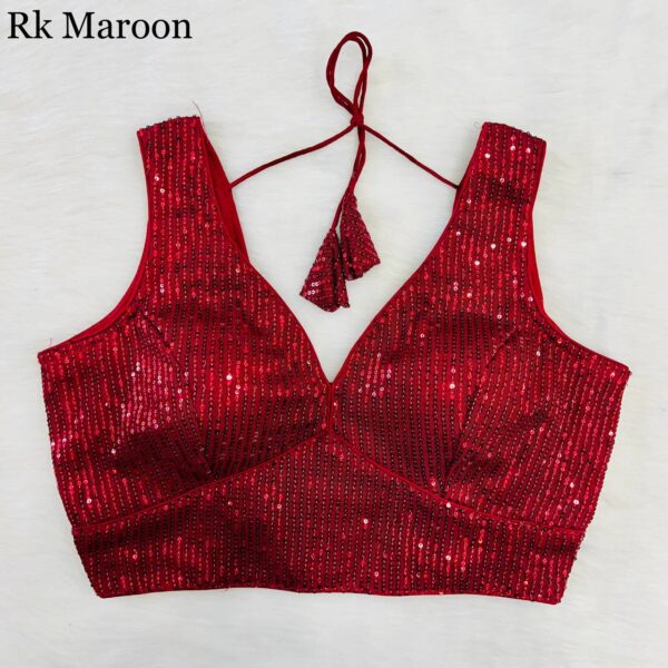 Ready Made Red Saree Blouse
