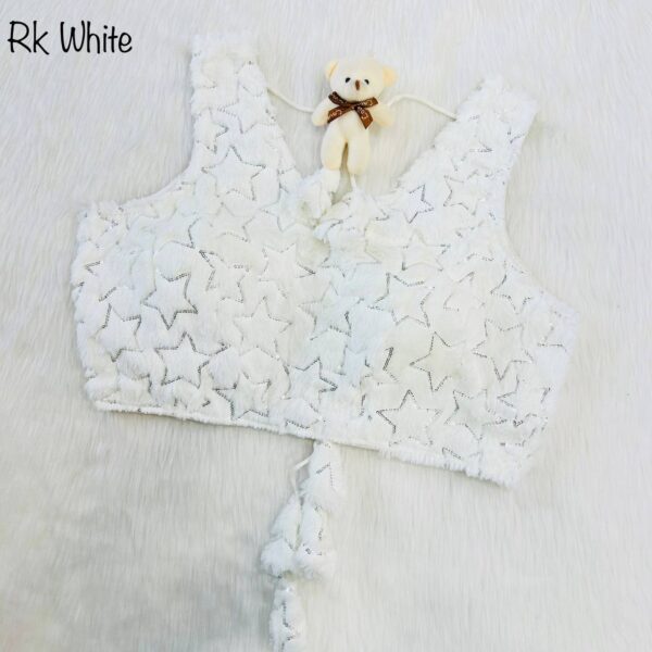 Online Stitched White Saree Blouse