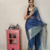 Ready to wear Blue Saree For Party