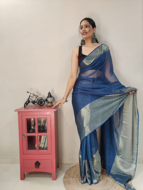 Blue Saree