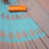 Butti Design Silk Sky Blue Saree