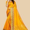 Wedding Function Silk Yellow Saree