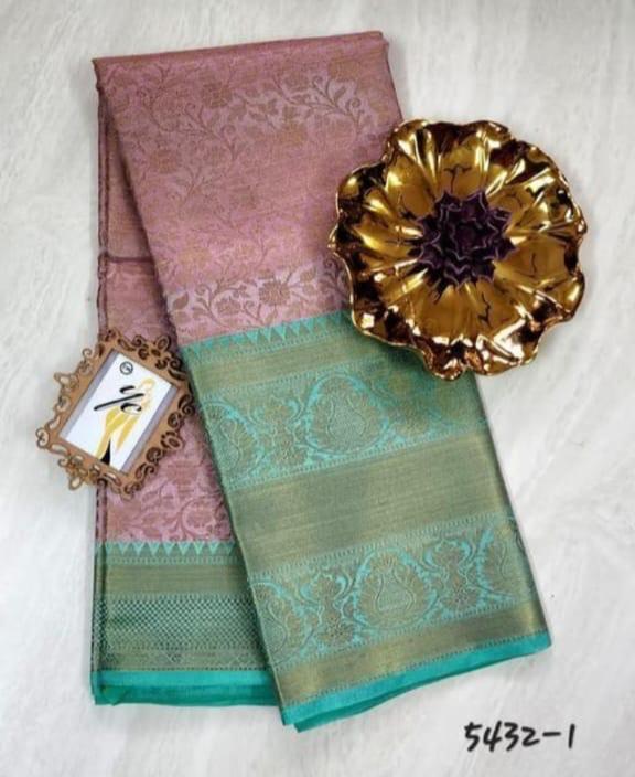 Bollywood Designer Silk Pink Saree
