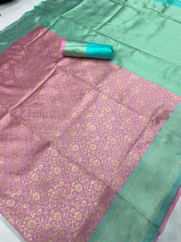 Bollywood Designer Silk Pink Saree