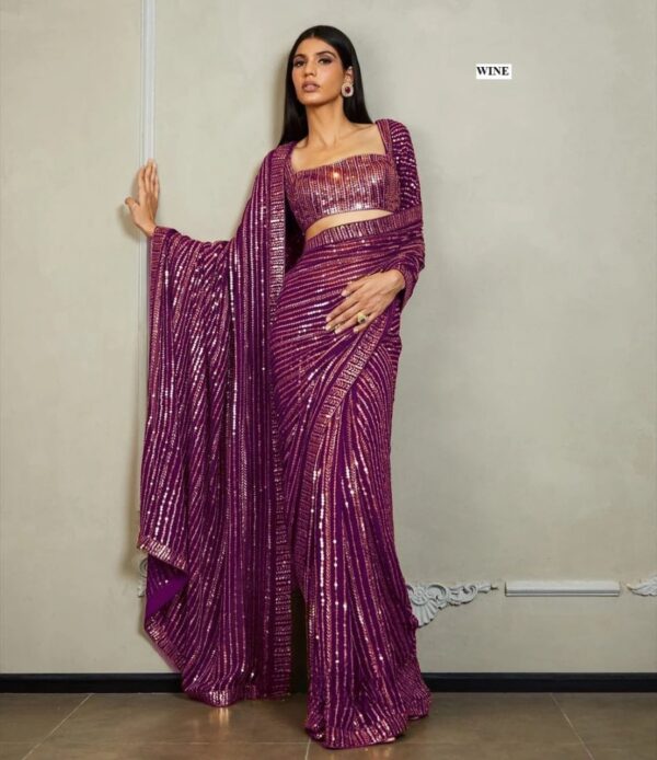 Designer Sequence Saree