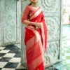 Banarasi Fancy Wedding Silk Red Saree