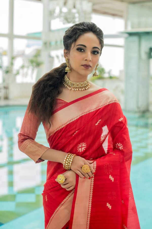 Red Saree