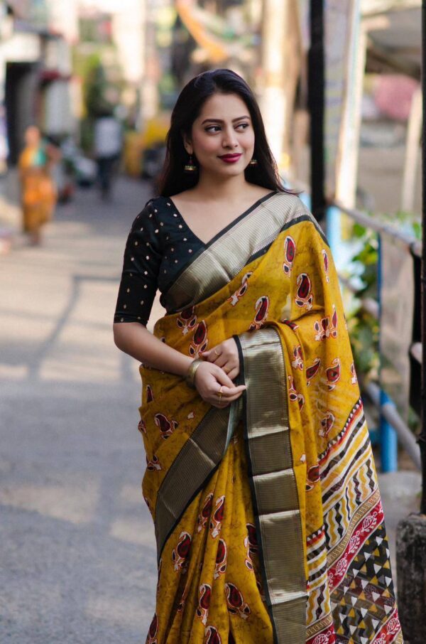 Yellow Saree