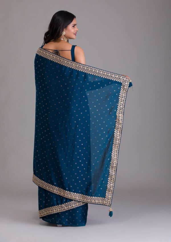 Blue Saree