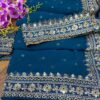 Blue Saree