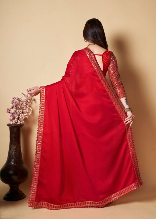 Red Saree