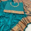 Wedding Kanjivaram Sky Blue Saree