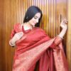 Maroon Saree