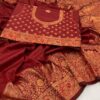 Maroon Saree