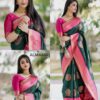 Banarasi Traditional Silk Green Saree