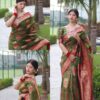 Wedding Mahendi Function Silk Saree