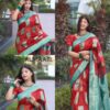 Wedding Function Silk Red Saree