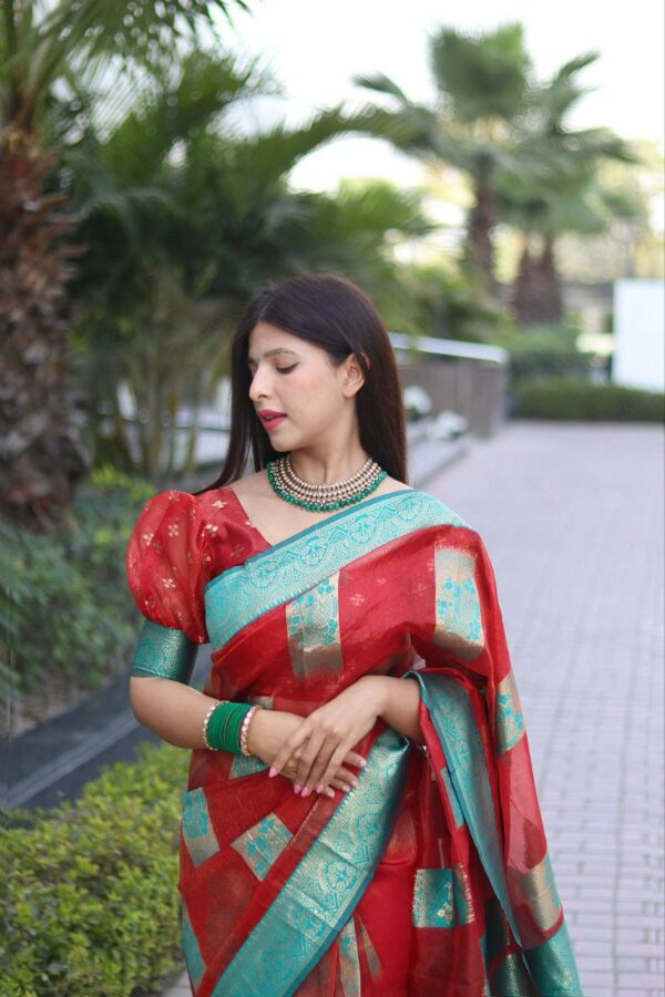 Red Saree