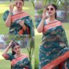 Wedding Festival wear Sky Blue Saree