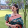 Wedding Festival wear Sky Blue Saree