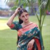 Wedding Festival wear Sky Blue Saree