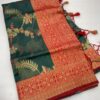 Wedding Festival wear Sky Blue Saree