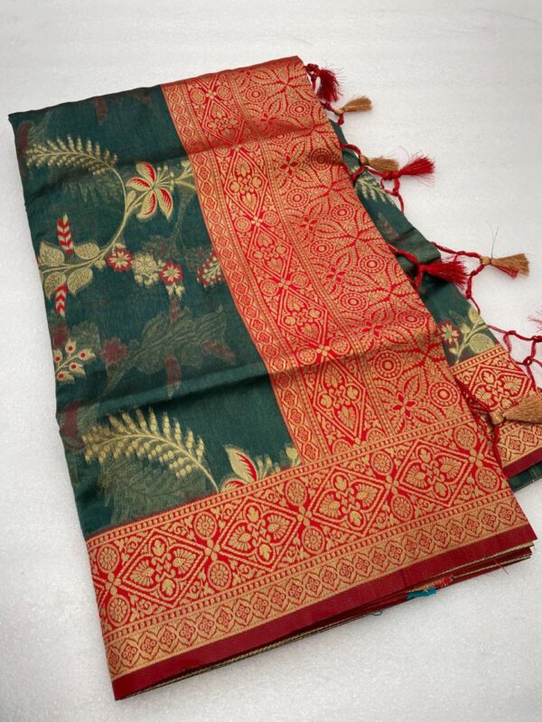 Wedding Festival wear Sky Blue Saree