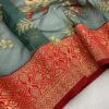 Wedding Festival wear Sky Blue Saree