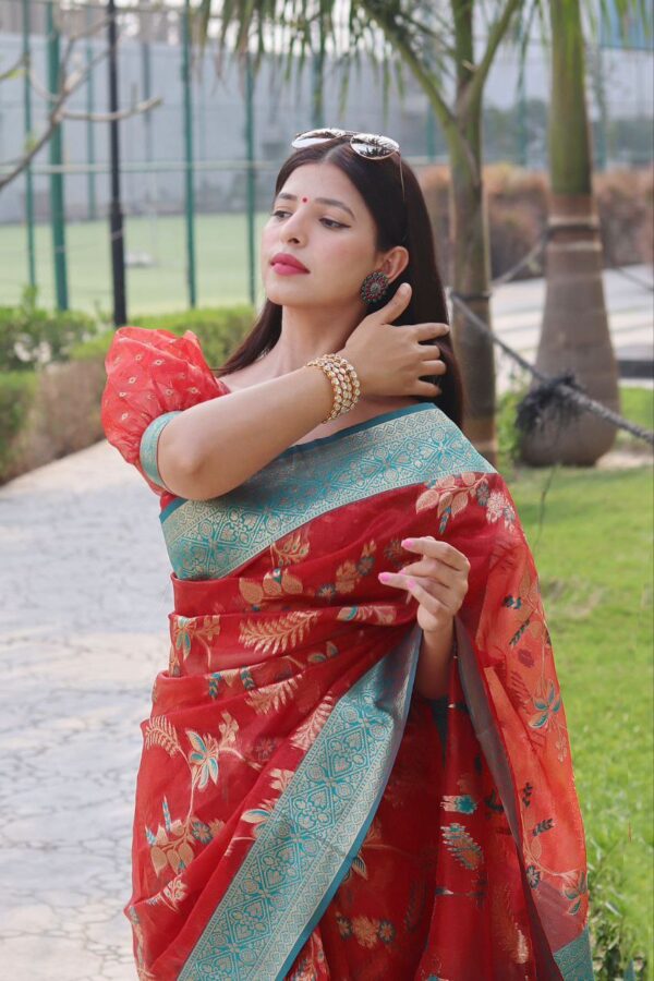 Red Saree