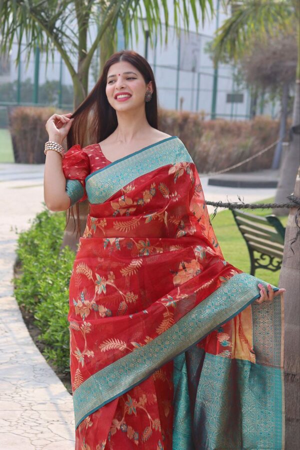 Red Saree