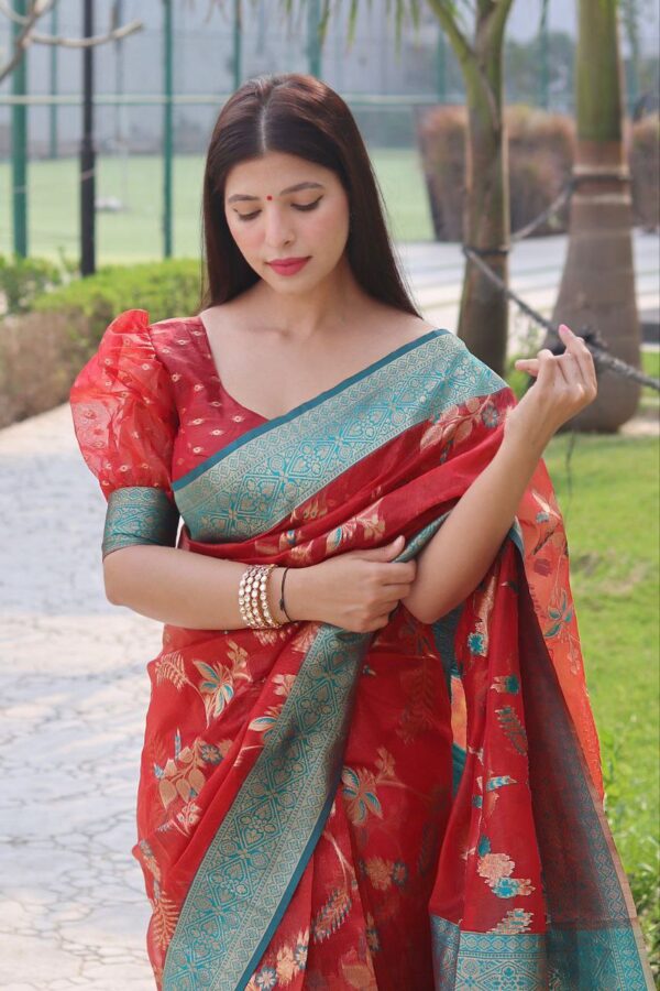 Red Saree