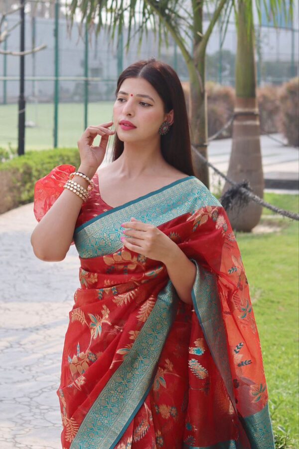 Red Saree