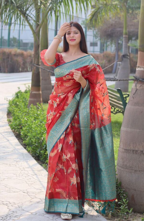 Red Saree