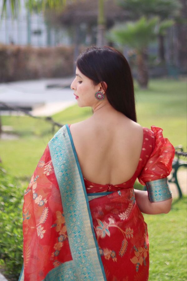 Red Saree