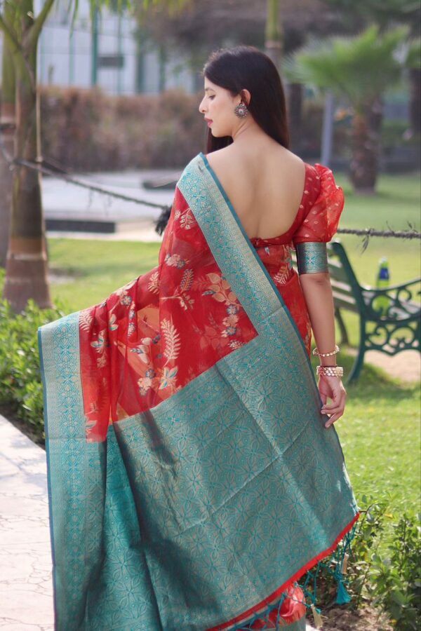 Red Saree