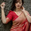 Traditional Wedding Silk Maroon Saree