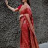 Traditional Wedding Silk Maroon Saree