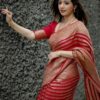 Traditional Wedding Silk Maroon Saree