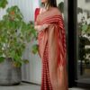Traditional Wedding Silk Maroon Saree