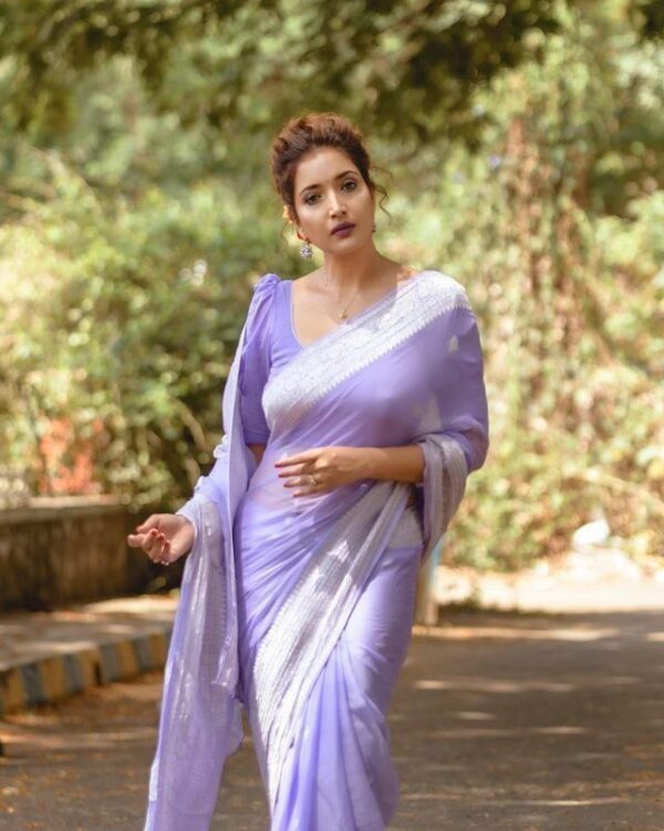 Purple Saree