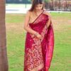 Kanjivaram Wedding Silk Pink Saree