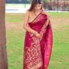 Kanjivaram Wedding Silk Pink Saree