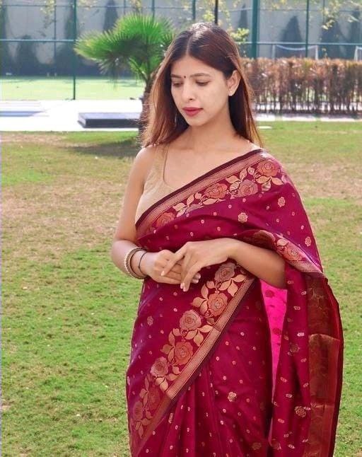 Kanjivaram Wedding Silk Pink Saree