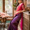 Purple Saree