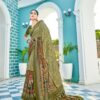 Wedding Silk Patola Design Green Saree