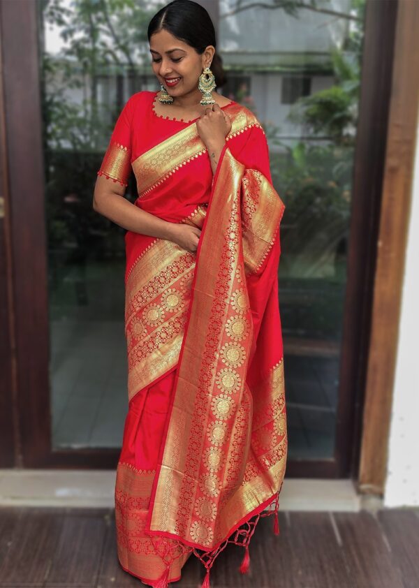 Red Saree