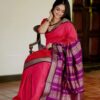 Formal Pink Saree in Banarasi Silk