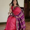 Formal Pink Saree in Banarasi Silk